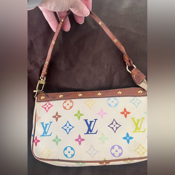 Vintage Louis Vuitton multi-color pochette - Picture 8 of 10